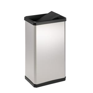 テラモト ステンターンボックスS 23L ゴミ箱 屋内用 DS-251-410-0｜cc-net