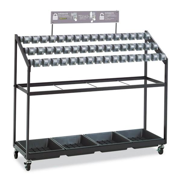 テラモト キーレス傘立 トレス 組立式 48本用 傘立 UB-269-048-0