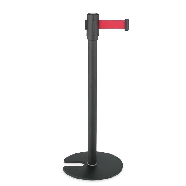 期間限定 セール価格 テラモト ベルトパーテーションスタンドD スチール ベルト赤 SU-660-5...