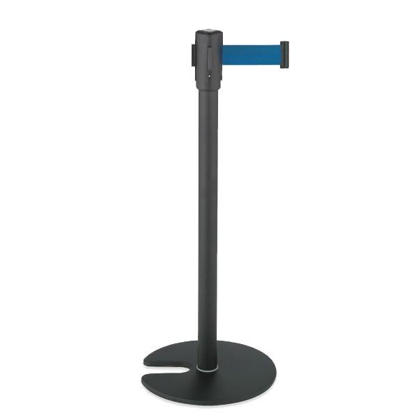 期間限定 セール価格 テラモト ベルトパーテーションスタンドD スチール ベルト青 SU-660-5...