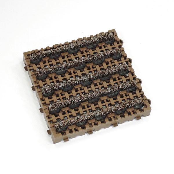 テラモト ナイロンブラッシュ H-30 茶 マット(屋外) 152×152mm MR-097-072...