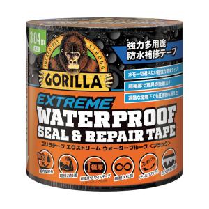 KURE 248-3973 ゴリラテープ エクストリームウォータープルーフ黒 101.6mm×3.04m No1782｜cc-net