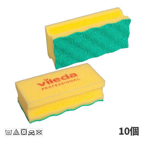 Vileda スポンジたわし 黄 10個入(＠1個あたり280.5円)123113