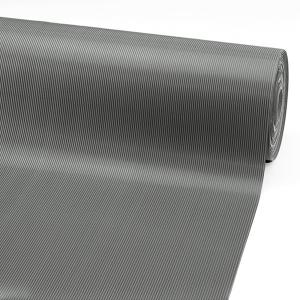 期間限定セール 山崎産業 ゴム筋入長マット 4mm厚 GR(灰) 滑り止めマット 1m×20m F-25-10-4-GR｜cc-net