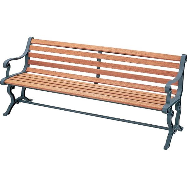 セール価格 山崎産業 ベンチ YB-77L-WN背付肘付 YB-77L-WN