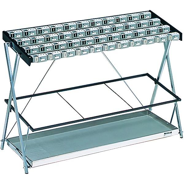 セール価格 山崎産業 アンブラーPCX 折りたたみ 44本用 ダイヤル錠式 傘立 YA-77L-ID