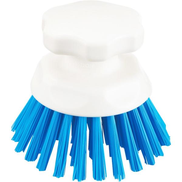 山崎産業 HGハンドブラシ丸型 ハード BL(青) 清掃用品 CL614-000X-MB-BL