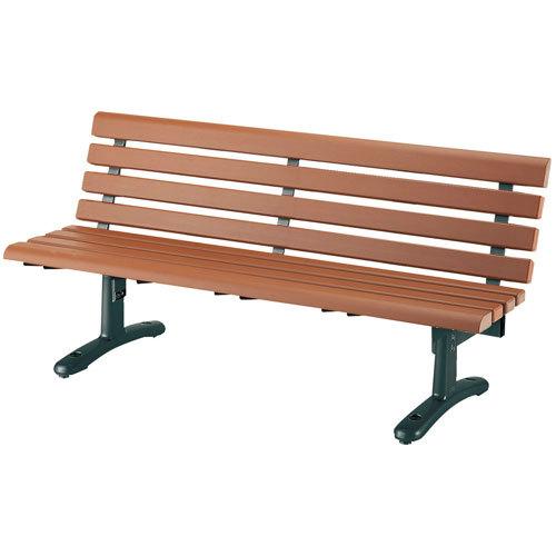 期間限定セール 山崎産業 ベンチ YB-90L-WN 1500 背付 YB-90L-WN