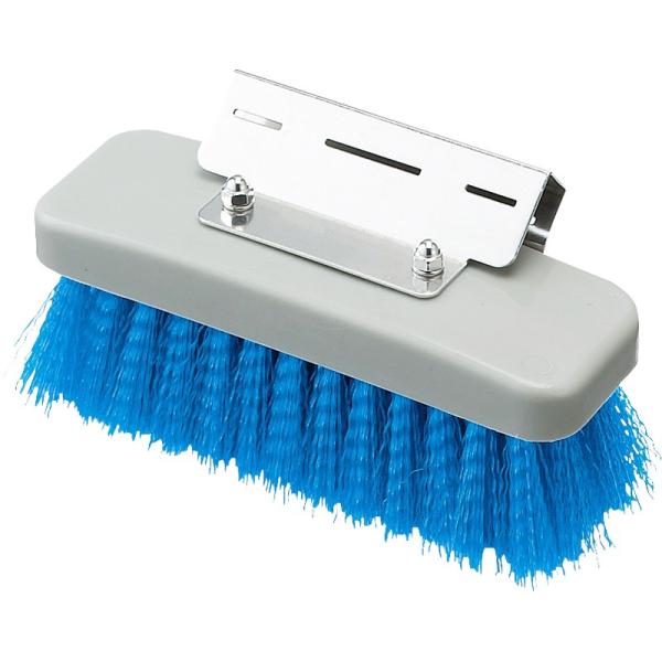 山崎産業 HGワンタッチブラシ BL(青) 清掃用品 CL520-000X-MB-BL
