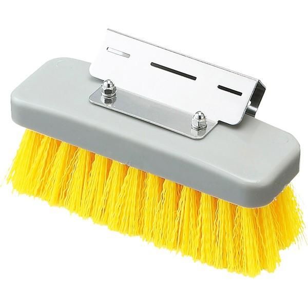 山崎産業 HGワンタッチブラシ Y(黄) 清掃用品 CL520-000X-MB-Y