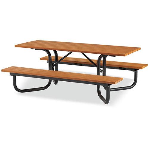 期間限定セール 山崎産業 テーブルベンチMK 【環境によりフォークリフト要】 YB-147L-WN