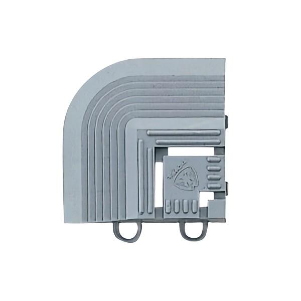 山崎産業 エバック ブラシハードマット 共通縁駒 コーナー GR(灰) マット(屋外) F-114-...