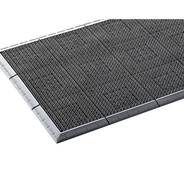 山崎産業 エバック サンステップマット #3 GR(灰) マット(屋外) 450×750mm F-1...