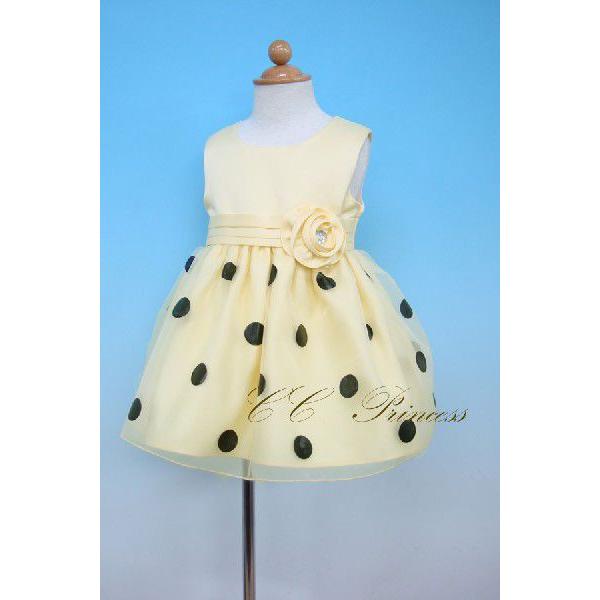 【アウトレット】≪ワンピースドレス・（バニラ）≫ベビー・BB-235-V-C｜ベビードレス、 女の子...