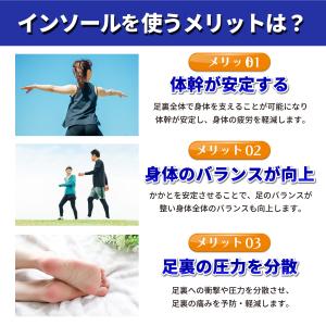 インソール 衝撃吸収 アーチサポート 中敷き ...の詳細画像2