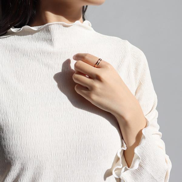 チタン リング 指輪 砂目加工 マリッジリング ペアリング シンプル 金属アレルギー ゴールド シル...