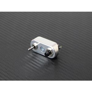 マイクロ ハンドルスイッチ 2WAY シルバー 22.2mm用 ミニスイッチ カフェレーサー チョッ...