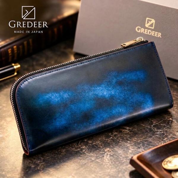 メンズ ブランド ウォレット 長財布 メンズ GREDEER グレディア 日本製 本革 牛革 アドバ...