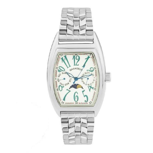 日本製 紳士用 クロノグラフ 腕時計 メタルバンド 金属バンド メンズウォッチ  日常生活防水 クオ...