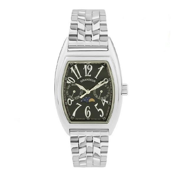 日本製 紳士用 クロノグラフ 腕時計 メタルバンド 金属バンド メンズウォッチ  日常生活防水 クオ...