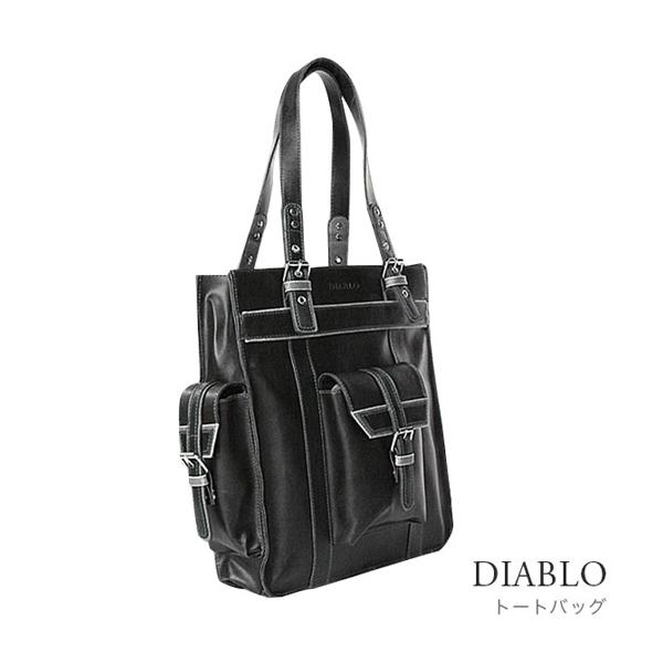 DIABLOディアブロ 高級 メンズトートバッグ レッド メンズバッグ 紳士用 男性用 2カラー k...