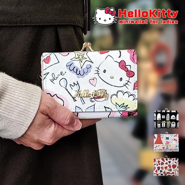キティちゃん ミニ口金財布 がま口財布 レディース ウォレット Hello Kitty ハローキティ...