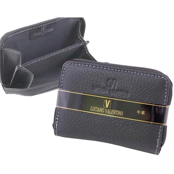 箱無し  メンズ 多収納 パスケース 本革 牛革 小銭入れ付LUCIANO VALENTINO ルチ...