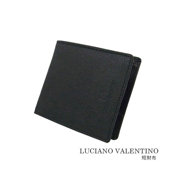 箱無し メンズ 定番 本革 牛革 二つ折財布LUCIANO VALENTINO ルチアーノ・バレンチ...