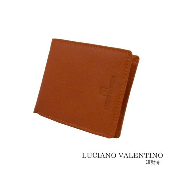 箱無し  メンズ 定番 本革 牛革 二つ折財布LUCIANO VALENTINO ルチアーノ・バレン...
