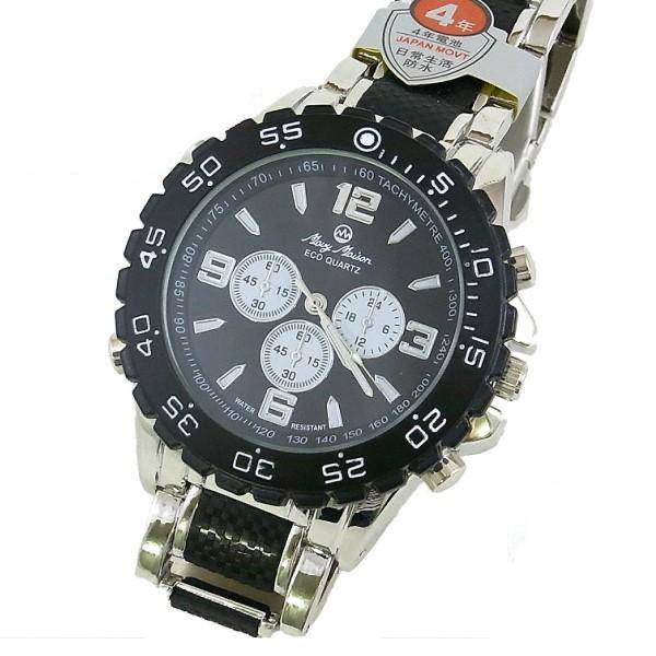 安心の日本製ムーブメント メンズウォッチ  紳士用腕時計 日常生活防水 クオーツMavy Maiso...