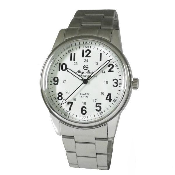 安心の日本製ムーブメント メンズウォッチ  紳士用腕時計 日常生活防水 クオーツMavy Maiso...