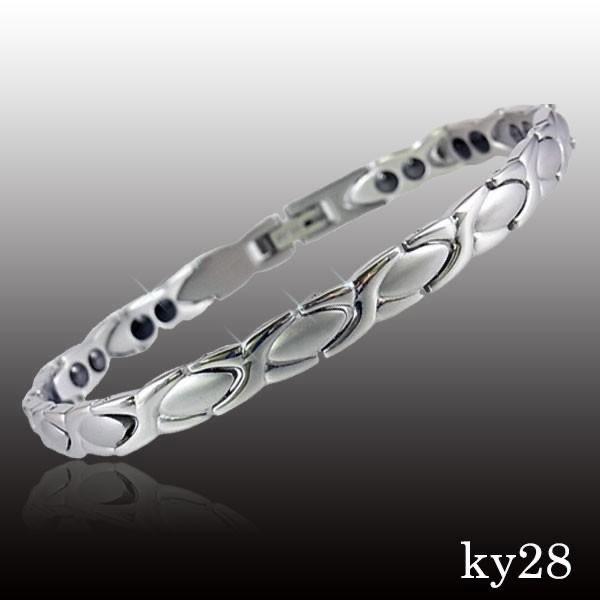 訳あり ゲルマニウムブレスレット14粒 スポーツブレスレット 磁気 オシャレ シルバー 定形外郵便発...