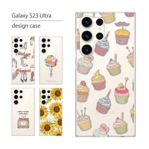 Galaxy S23 Ultra ケース SC-52D SCG20 ケース ギャラクシー S23 ウルトラ スマホケース スマホカバー カバー ハードケース 軽い おしゃれ リボン 花柄 香水｜cccworks