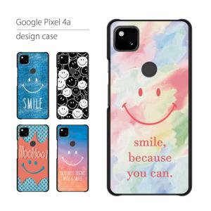 Google Pixel4a ケース グーグル ピクセル スマホケース スマホカバー カバー ハードケース 軽い おしゃれ スマイル｜cccworks