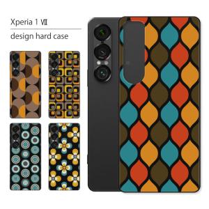 Xperia 1 VII SO-51F SOG15 A501SO ケース カバー エクスペリア 1VII スマホケース スマホカバー カバー ハードケース 軽い おしゃれ 人気 昭和 レトロ柄