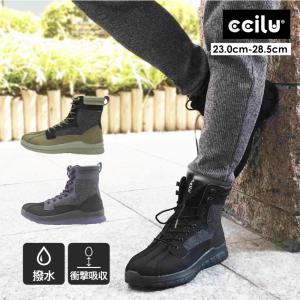 【価格見直しました】ブーツ メンズ レディース 秋 冬 撥水 おしゃれ ツイード ccilu レイン ワークブーツ 靴 シューズ