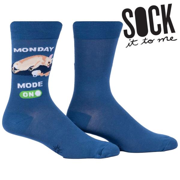 ソックス メンズ 靴下 総柄 動物 Monday Mode,On Sock It To Me ソック...