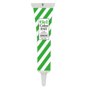 Gel Color EAT GREEN (ジェルカラーイート グリーン) 20g / アイシングクッキー バタークリーム ロールフォンダン 飴 色粉 色素 製菓材料｜cckikuya