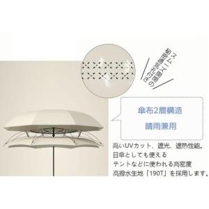 【逆さ傘】【ワンタッチ/手動 晴雨兼用 自立式...の詳細画像5
