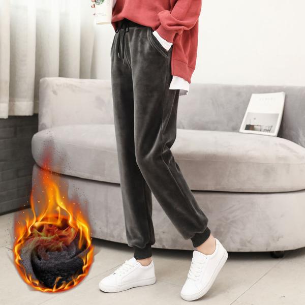 秋冬 ジョガーパンツ  スポーツ アウトドア 厚手 ズボン あったか 裏ボア ウエストゴム もこもこ...