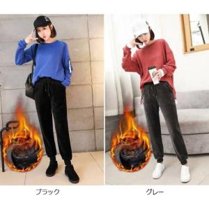 秋冬 ジョガーパンツ スポーツ アウトドア 厚...の詳細画像1