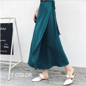 巻きスカート マキシスカート ワンピース 花柄 スカート ボトムス ロング フリーサイズ 花柄 スカート ロング 上品  wq-048