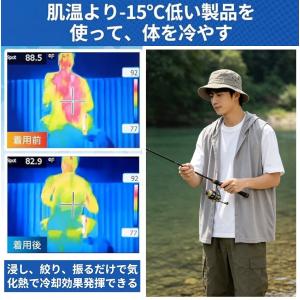 冷感ポンチョ 冷却 クールタオル 冷感タオル ...の詳細画像2