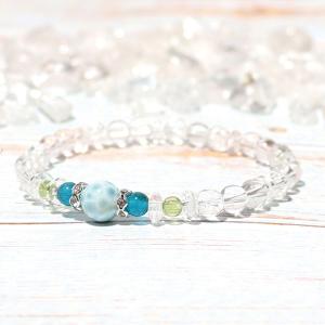 【カルセドニー アクアマリン】大地の力と穏やかな海の調和 天然石 ブレスレット カルセドニー アクアマリン】大地の力と穏やかな海の調和 天然石