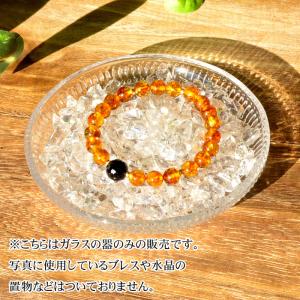 パワーストーン 置き物 ガラスボール 受け皿 ...の詳細画像3