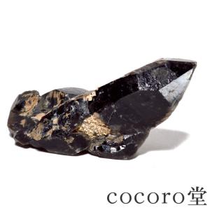 1点物】浄化や魔除けに 黒水晶モリオン 151x85x62mm クラスター 原石