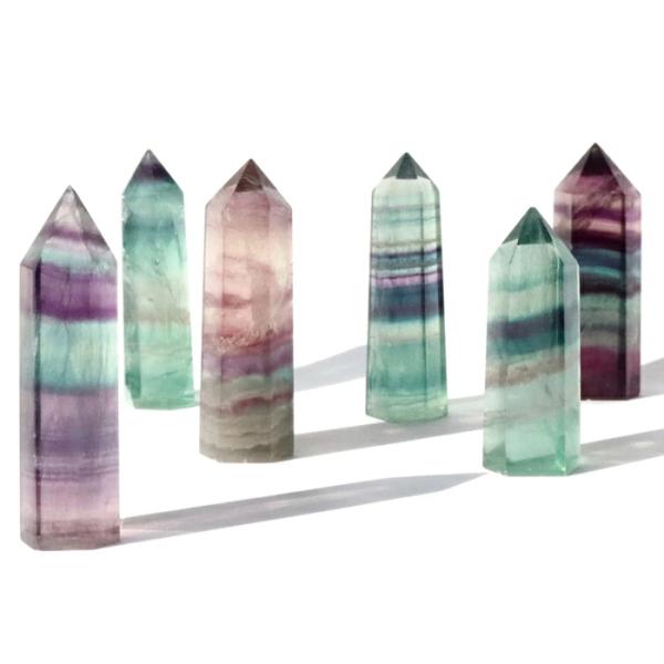 パワーストーン 置き物 フローライト ポイント 天然石