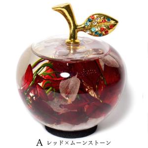 パワーストーン 置き物 りんご ハーバリウム ...の詳細画像4