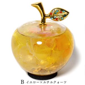 パワーストーン 置き物 りんご ハーバリウム ...の詳細画像5