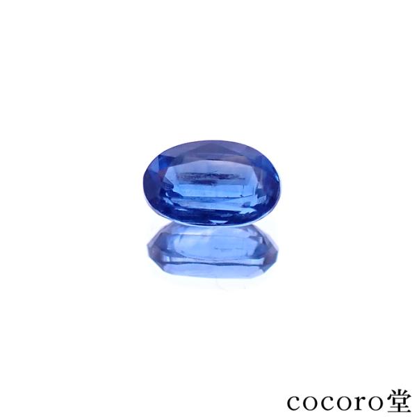 パワーストーン ルース カイヤナイト オーバルカット インド オリッサ州産 0.31ct前後 ケース...